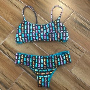 Boutique Pineapple 🍍 Print Bikini 👙